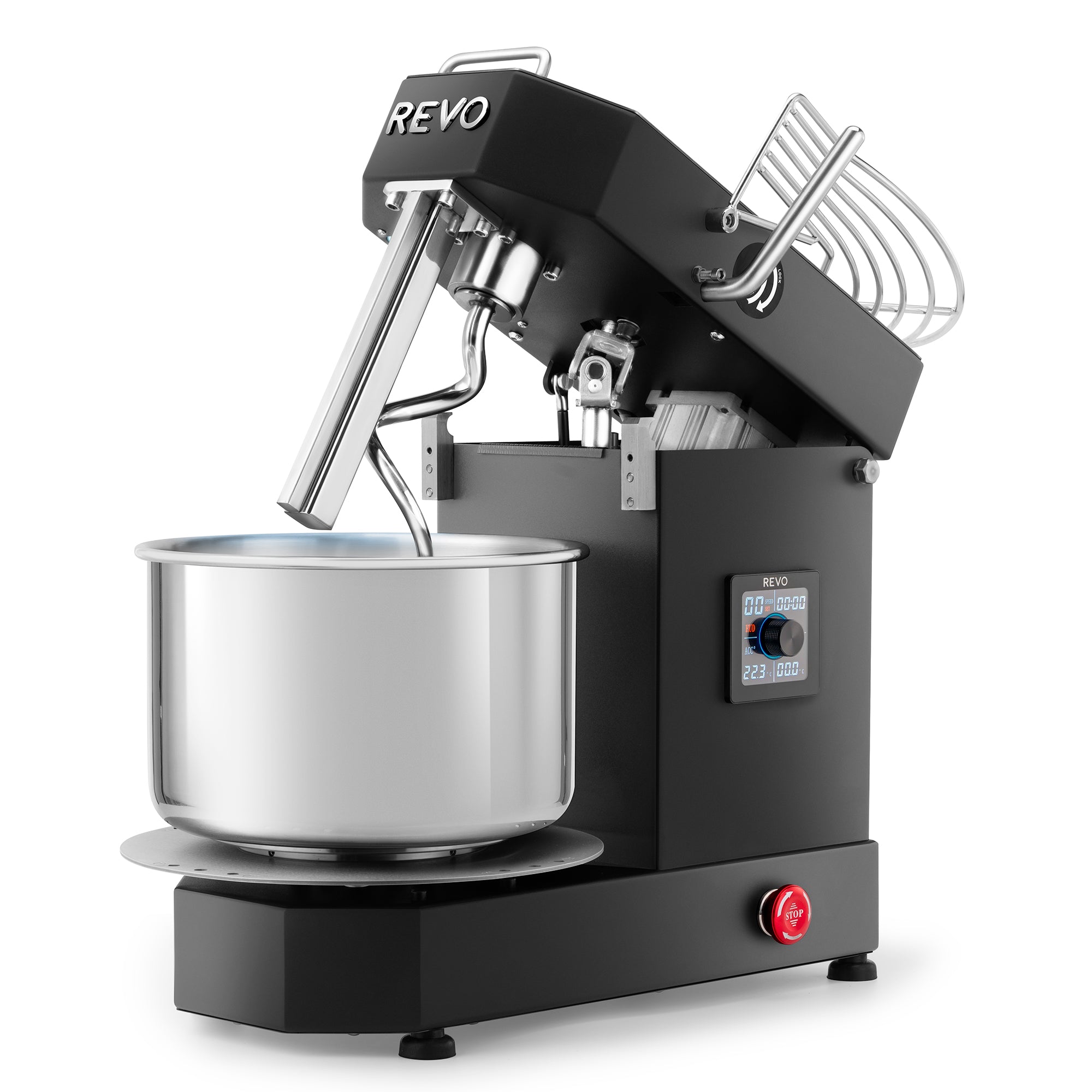 AIクリーム　Ai Revo Revo Bake Titan Tilt 10L PRO - Black 220V & 110V